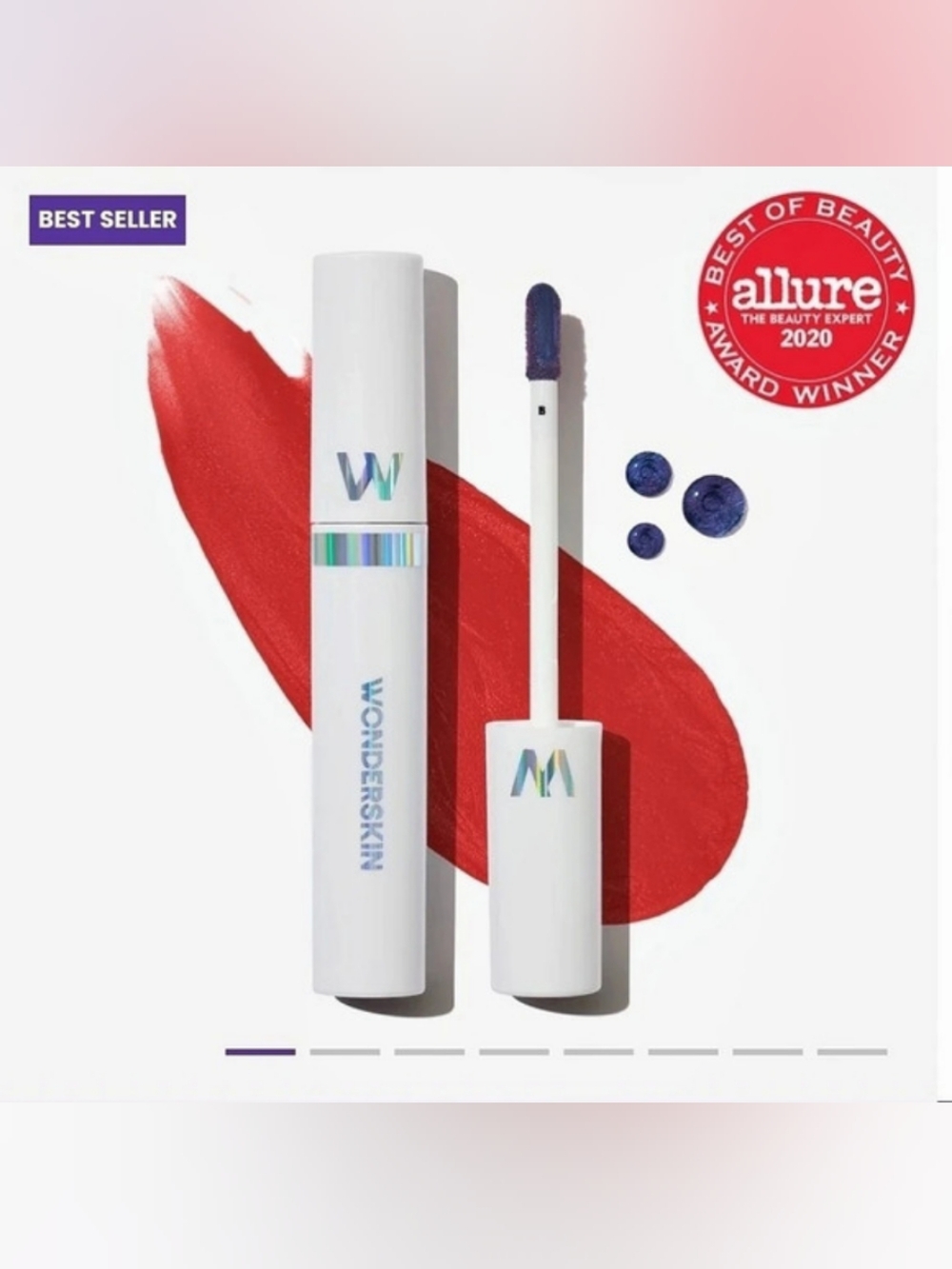 Wonderskin Wonder Blading Lip Stain Masque Color Hayley Brick Red New In Box!